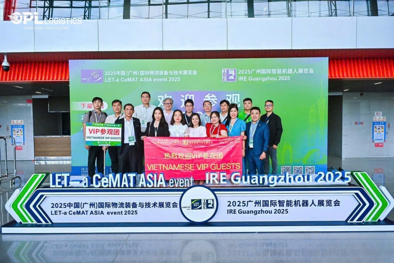 OPL LOGISTICS THAM DỰ TRIỂN LÃM LOGISTICS VÀ ROBOT QUỐC TẾ TRUNG QUỐC 2025