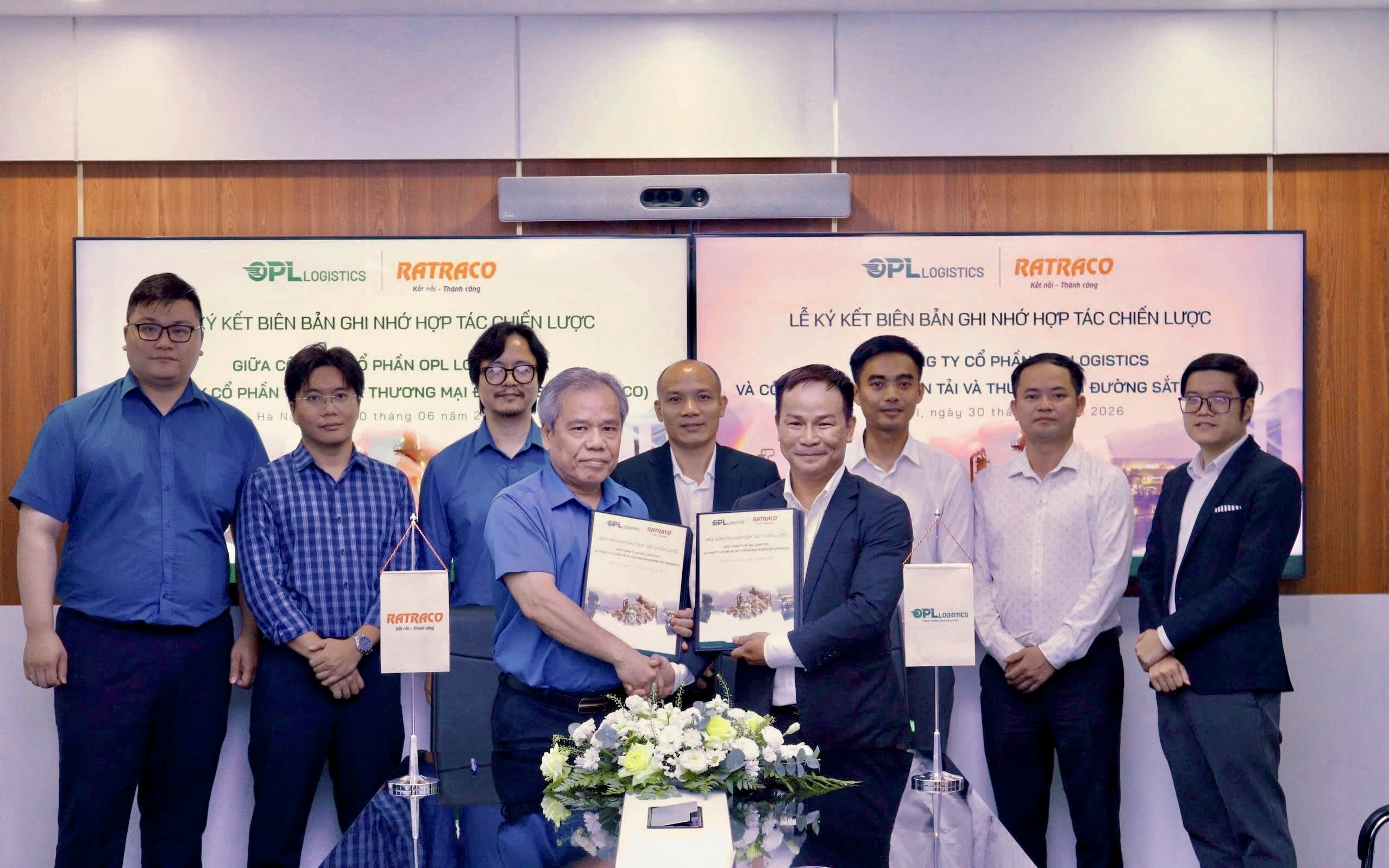 OPL LOGISTICS KÝ KẾT BIÊN BẢN GHI NHỚ HỢP TÁC CHIẾN LƯỢC VỚI RATRACO, THÚC ĐẨY PHÁT TRIỂN LOGISTICS ĐƯỜNG SẮT