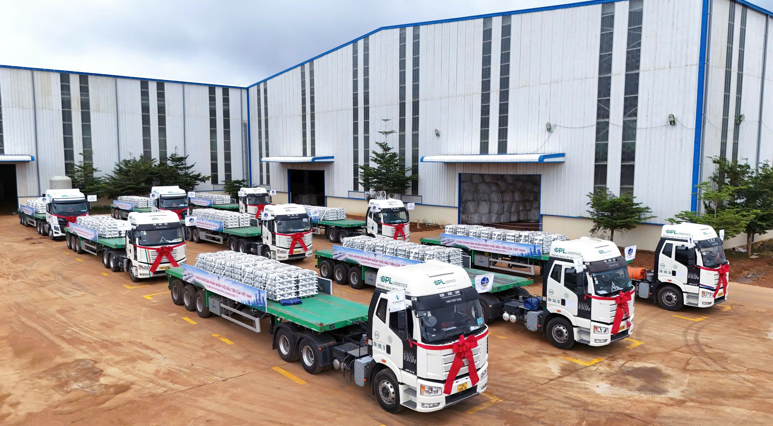 OPL LOGISTICS KẾT NỐI HÀNH TRÌNH ĐƯA SẢN PHẨM NHÔM THỎI ĐẦU TIÊN SẢN XUẤT TẠI VIỆT NAM RA THỊ TRƯỜNG